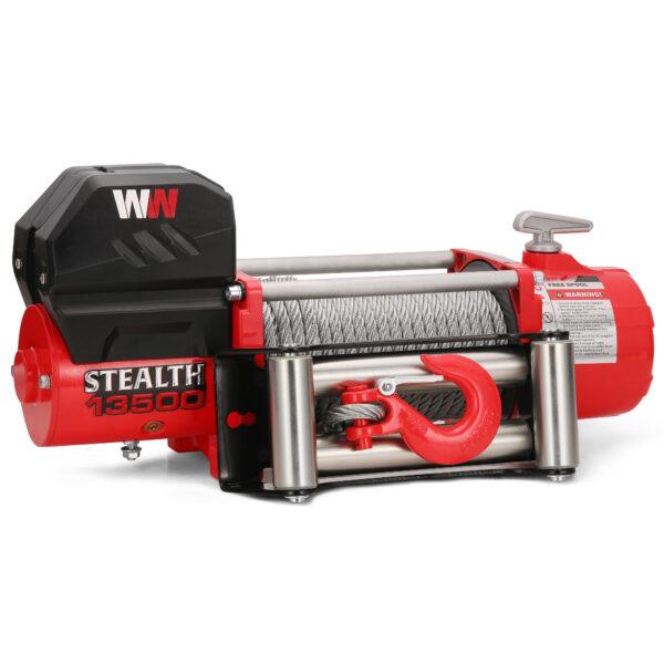 Stealth 13500 winch staalkabel 24V Left Stealth 13500 winch staalkabel 24V Left